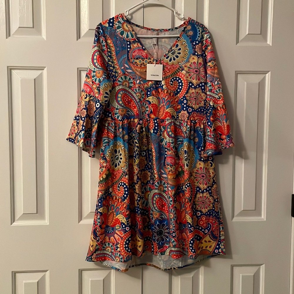 New with tags noracora summer dress. Size small